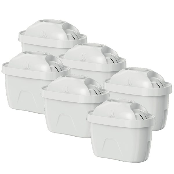 AquaOutlet Universal Water Filter Cartridge for Brita Maxtra / Plus+ Refill x 6